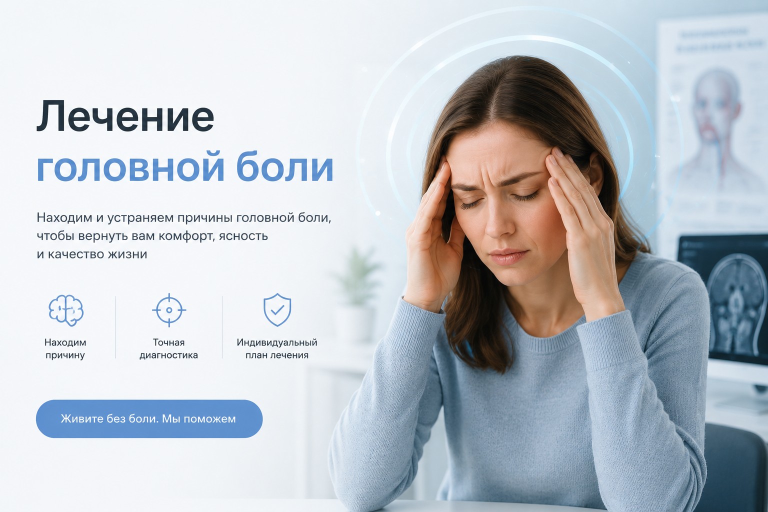 Лечение головной боли у невролога в МЦ &laquo;Кристалл&raquo; в Оренбурге